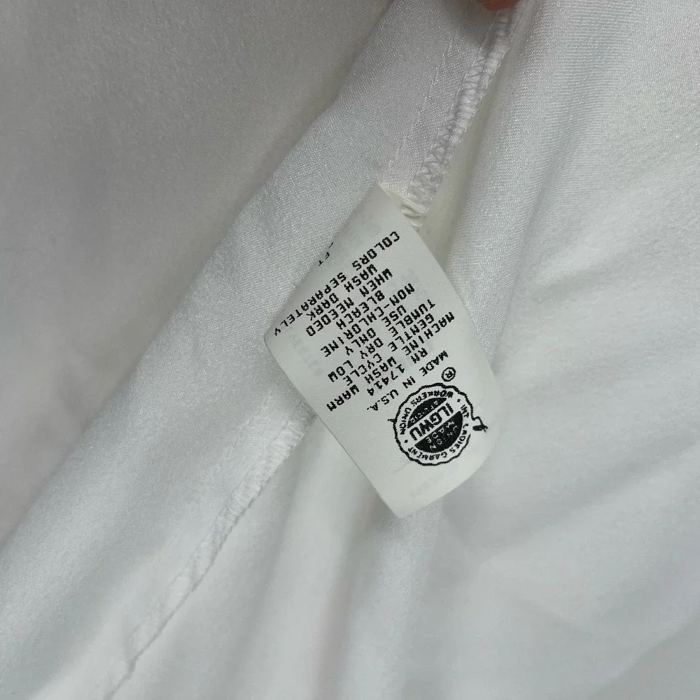 Vintage Nightgown & Robe Set Me 2 Sleepwear White ILGWU Women’s Large - Picture 16 of 16